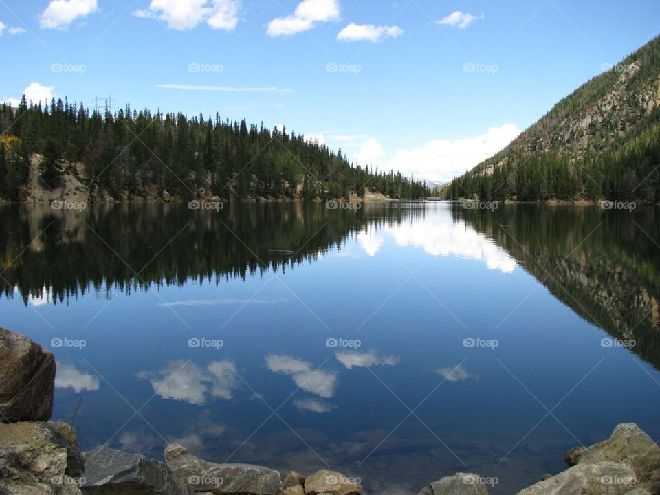Lake, No Person, Water, Reflection, Mountain