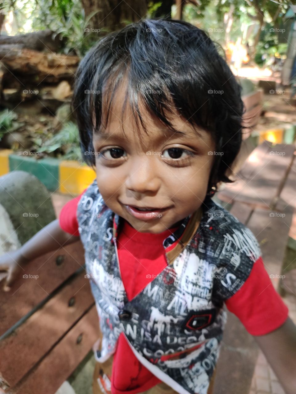 Best stage of life cycle of a human being is childhood, smiling kid protrait