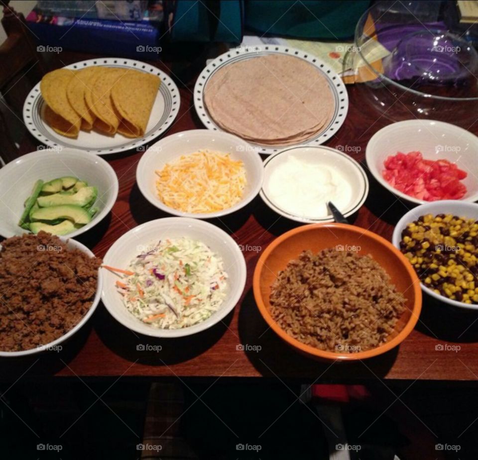 Taco Night - Awesome Food Flat Lays