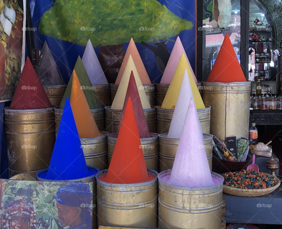 Cone pigments in Marrakech 