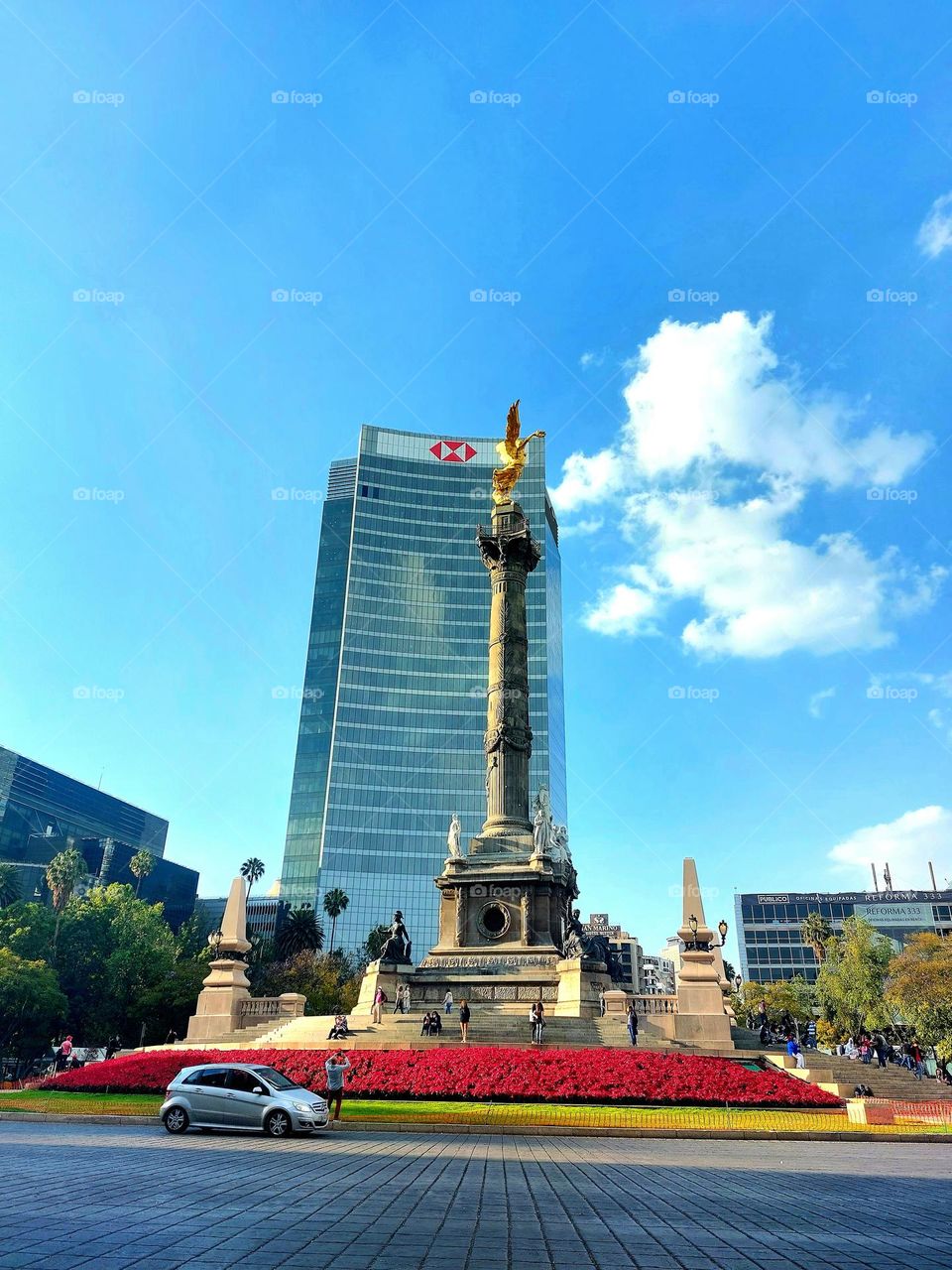 Angel de la independencia en ciudad de México.