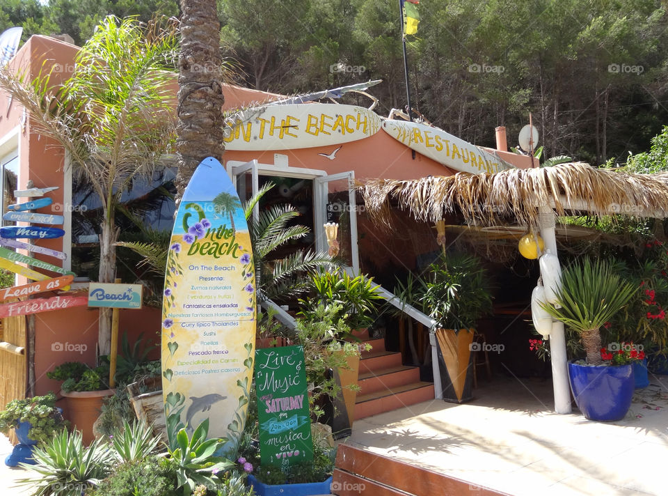 Cool beach bar - Ibiza