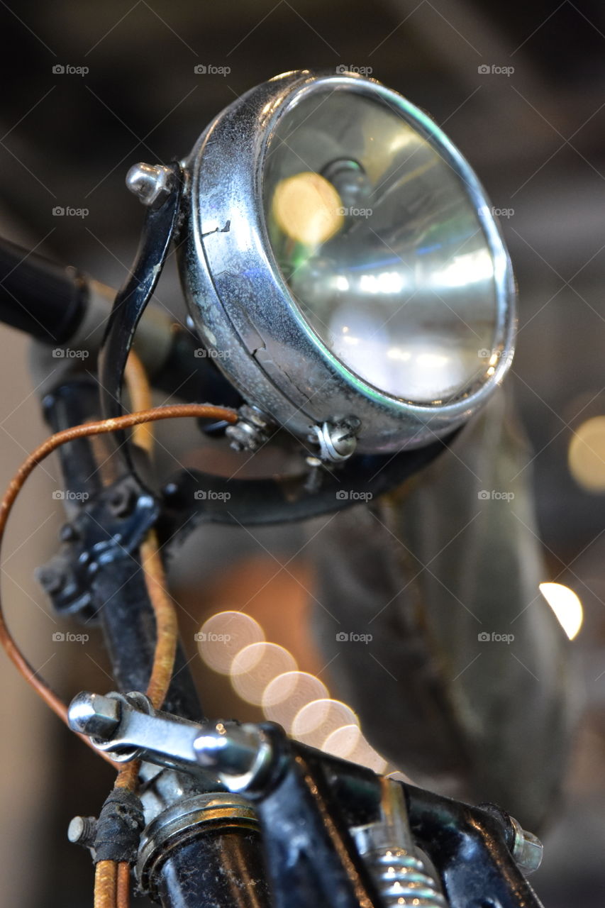 Lamp of an old bike