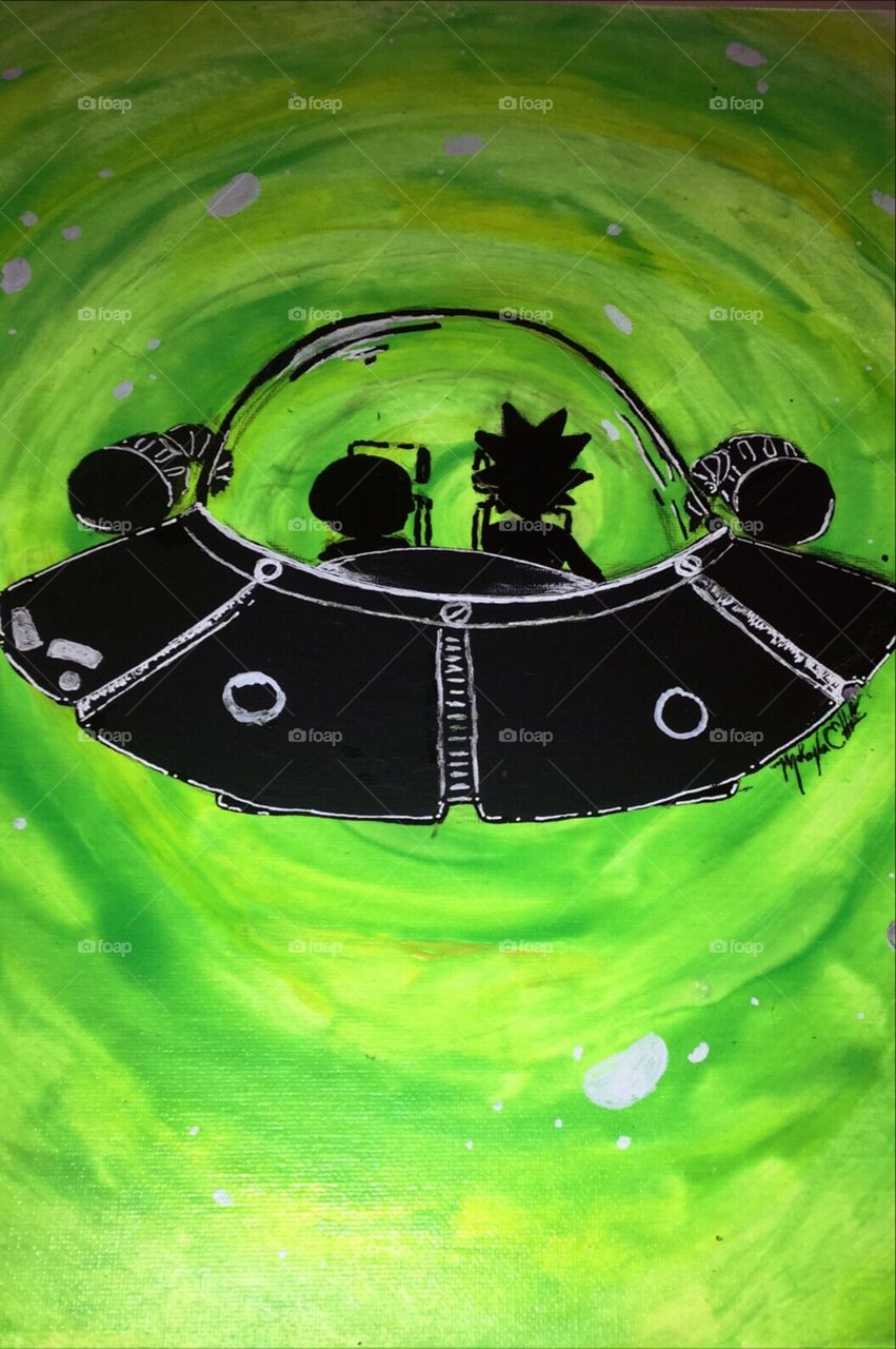 Rick and Morty Silhouettes 