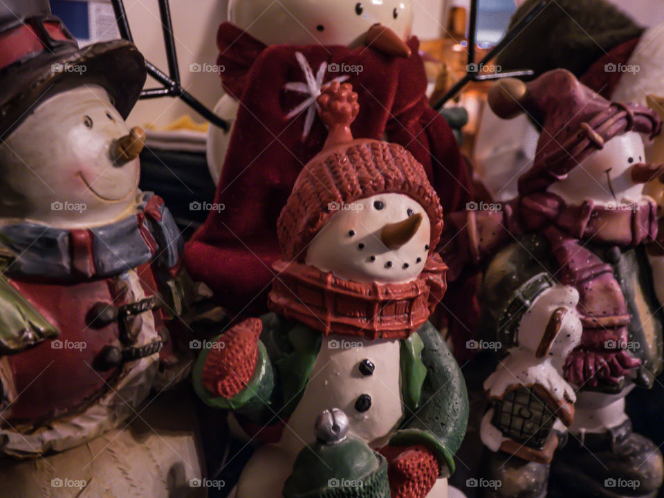 Still life snowmen 