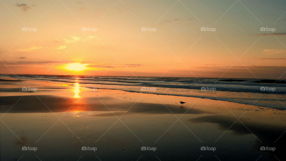 Sunrise at Folly Beach South Carolina