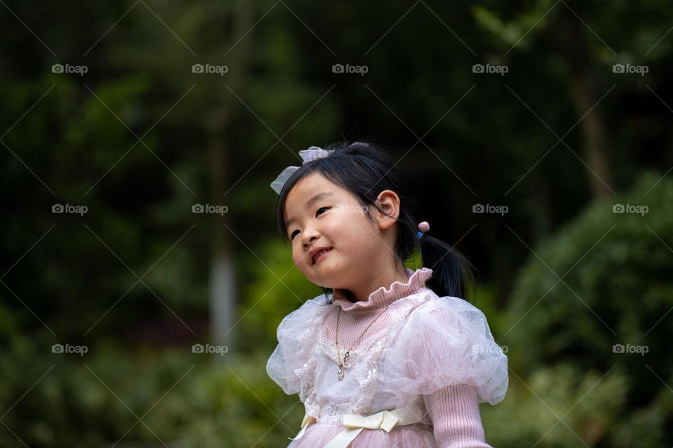 Candid photo of cute one