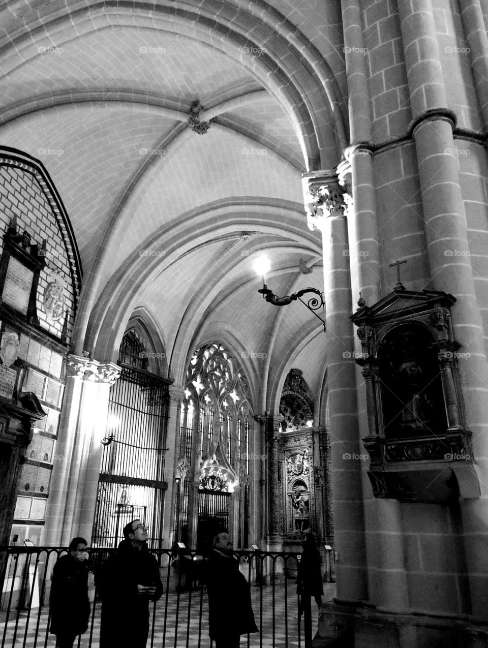 building in Toledo, Spain Madrid, beautiful architecture and design in its structure, internal part