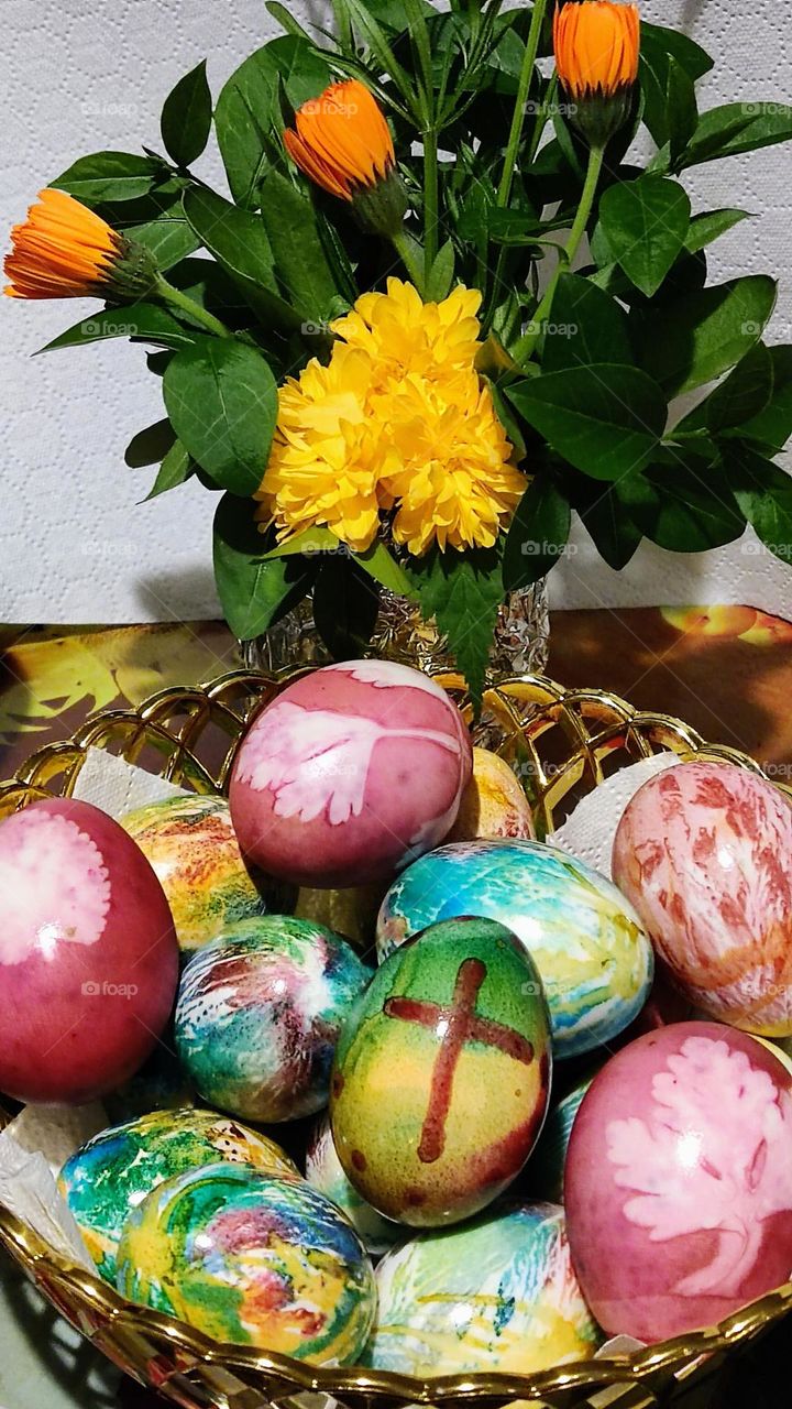 painted eggs