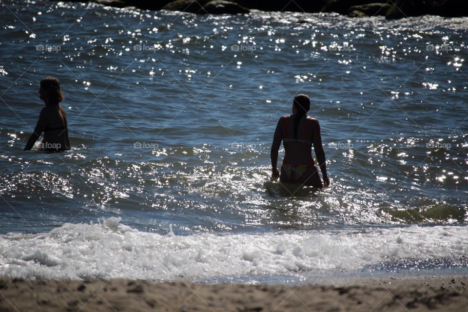 Beautiful view from the beach 