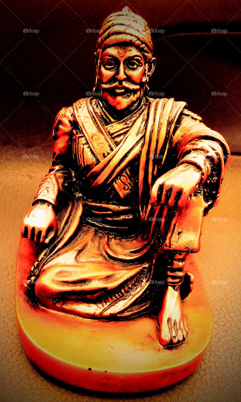 Statue  of Indian warrior king - Shivaji Maharaj