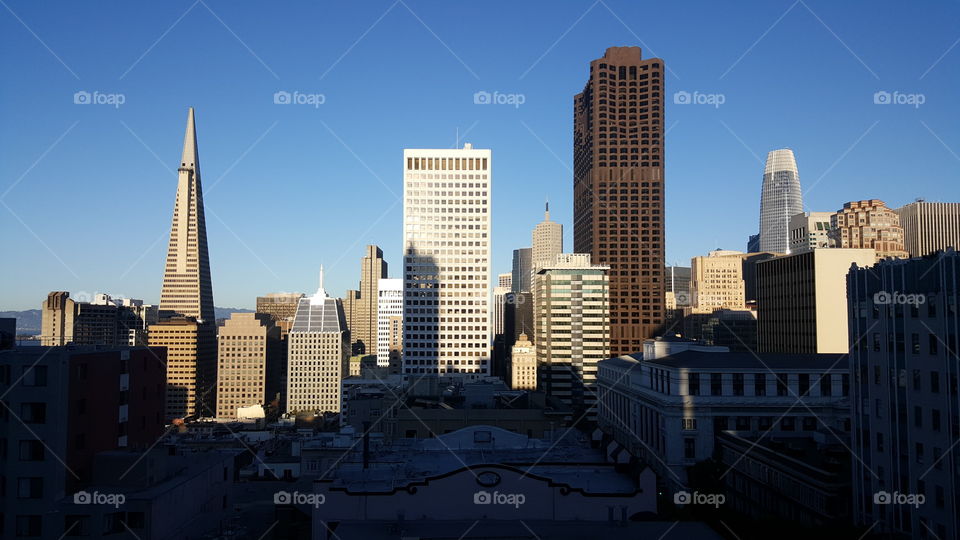 part of San Francisco skyline