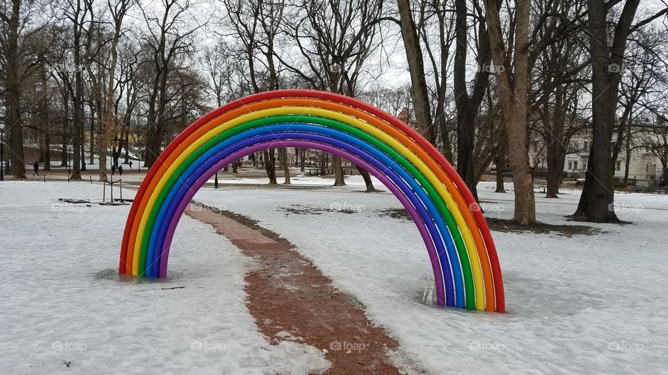 Rainbow arch