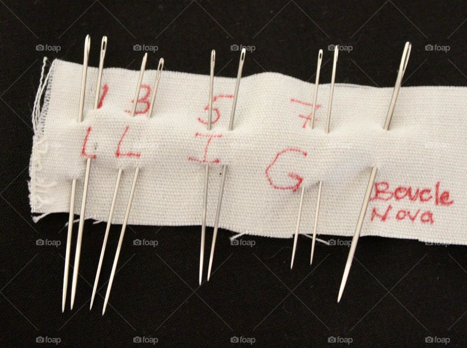 Brazilian Hand Embroidery : Needles Sizes 