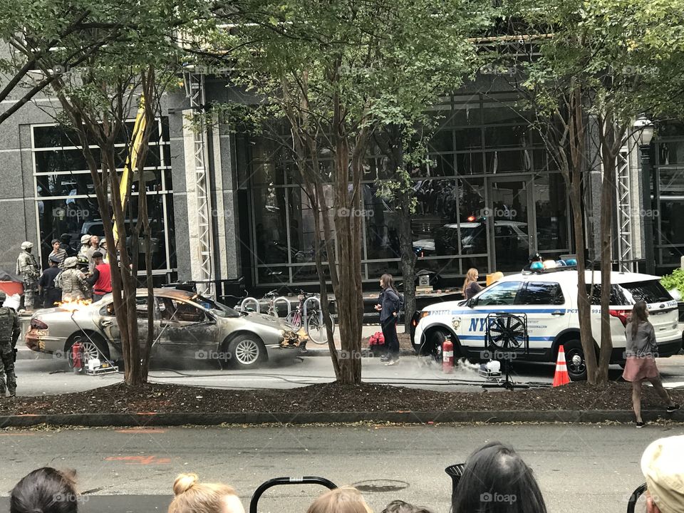 Avengers filming - Atlanta midtown 