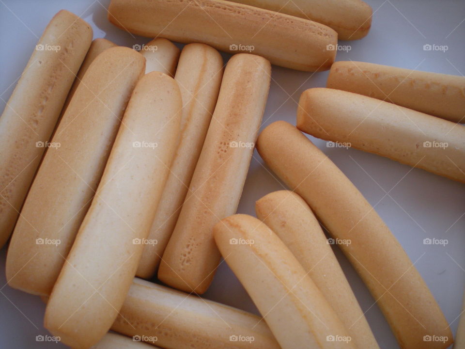Bread sticks close up
