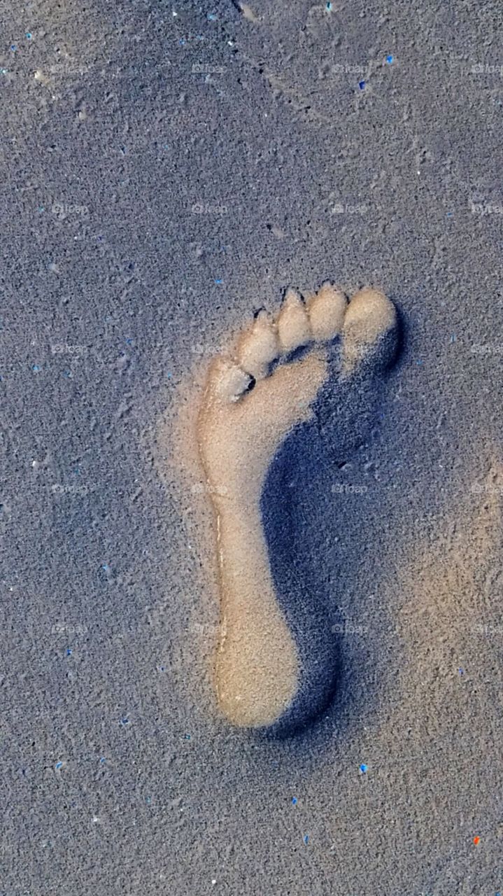 Footprint in the Sand