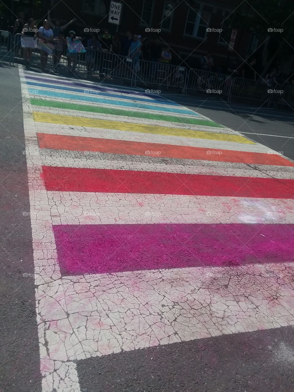 A sidewalk for pride
