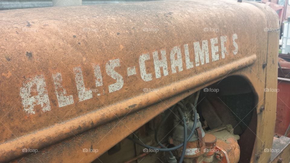 Allis Chalmers. old tractor