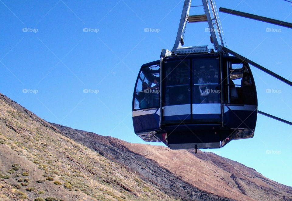 Cable car 🚠 Transport 🚠 Blue 🚠 Outside 🚠