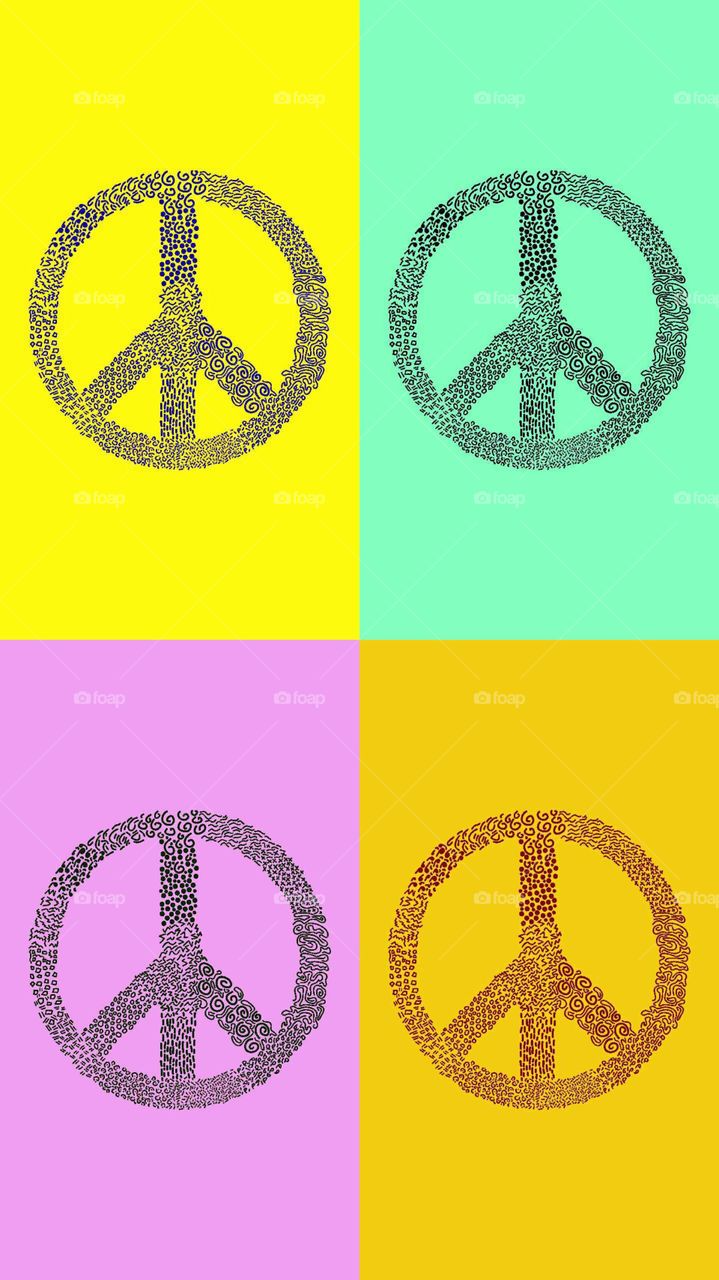 Peace Pop Art