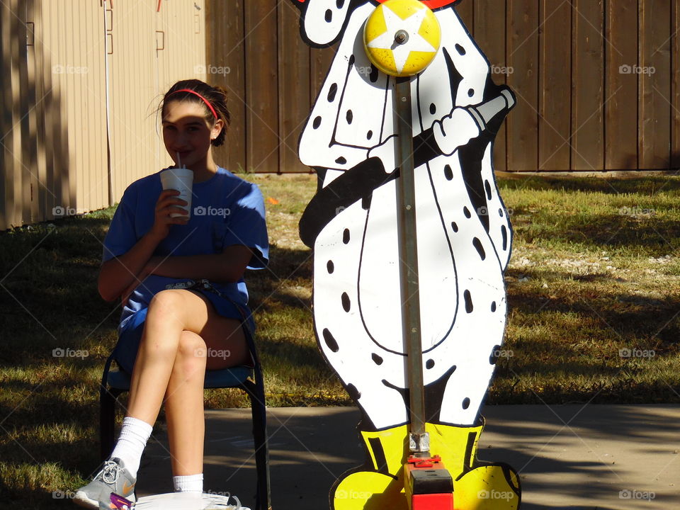 cutie pie. This is a picture of a beautiful young girl who was working the Oct festival 2015.
