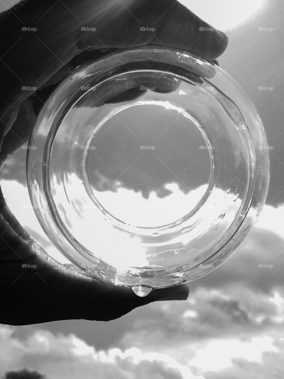 behold the sky through the glass