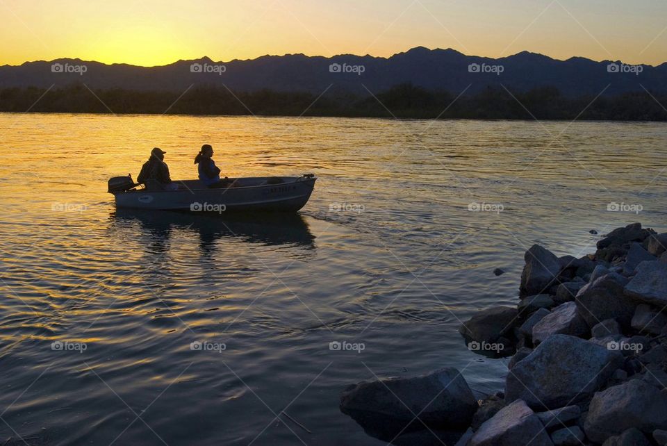 Sunset boat ride
