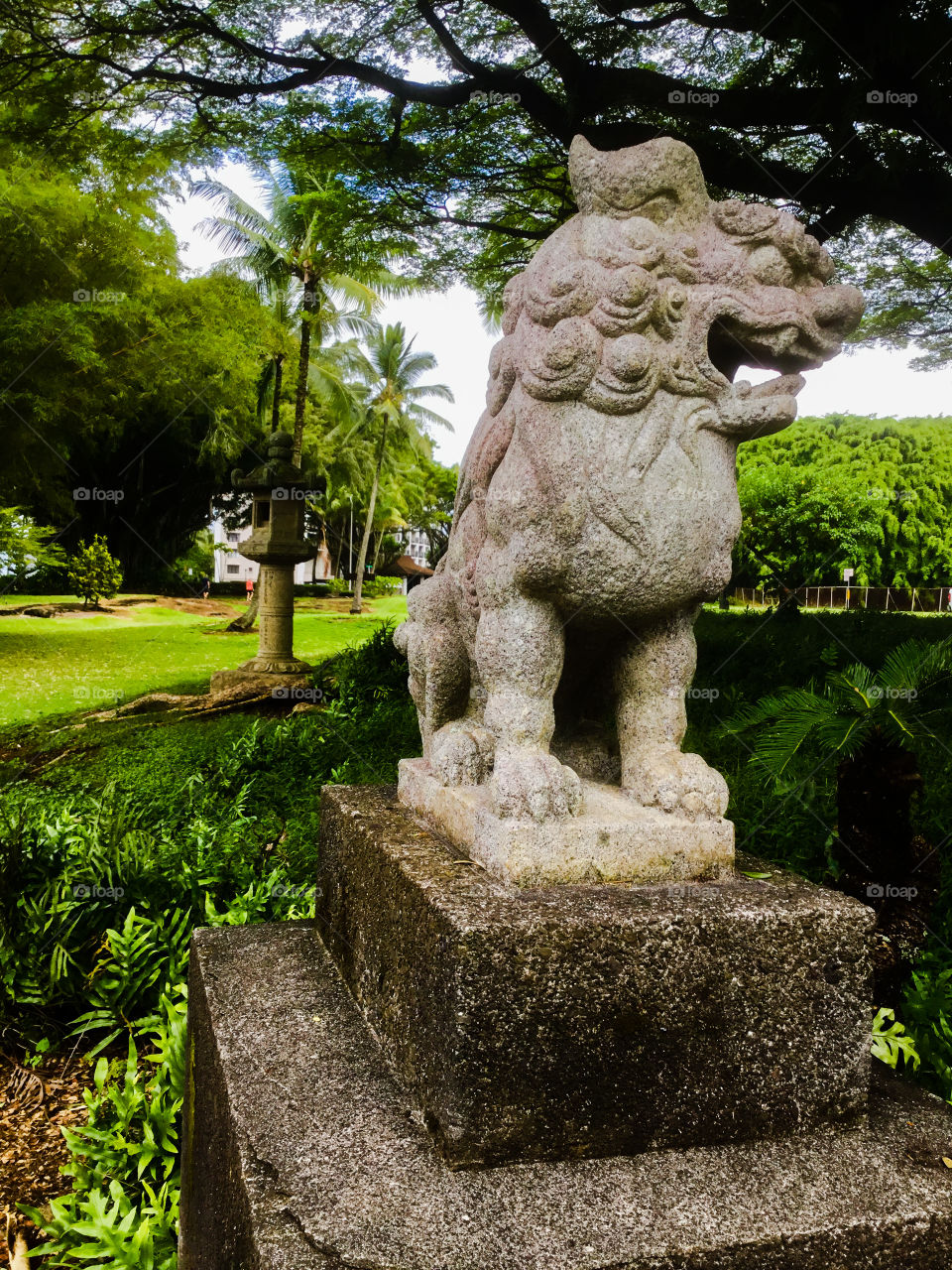 At Liliuokalani Park and Gardens