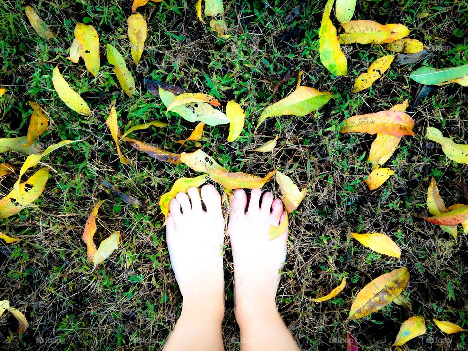 Barefoot in Autumn