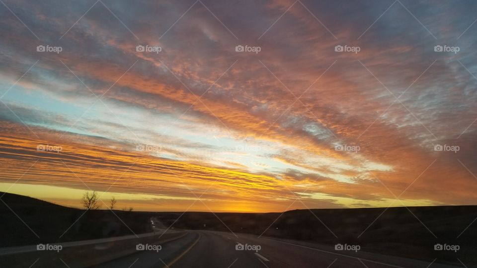 Sunset, No Person, Dusk, Evening, Travel