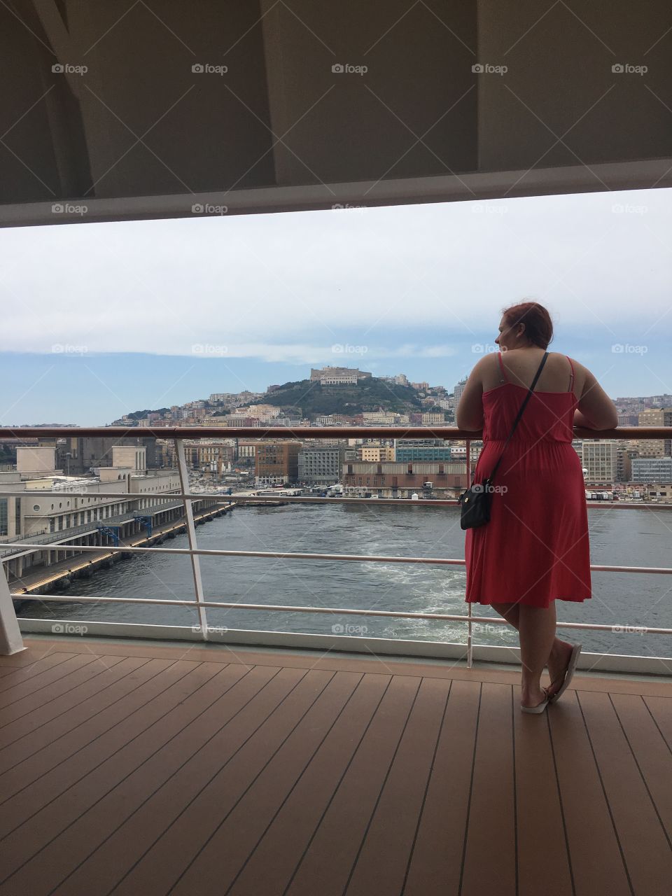 Looking out from the ship 