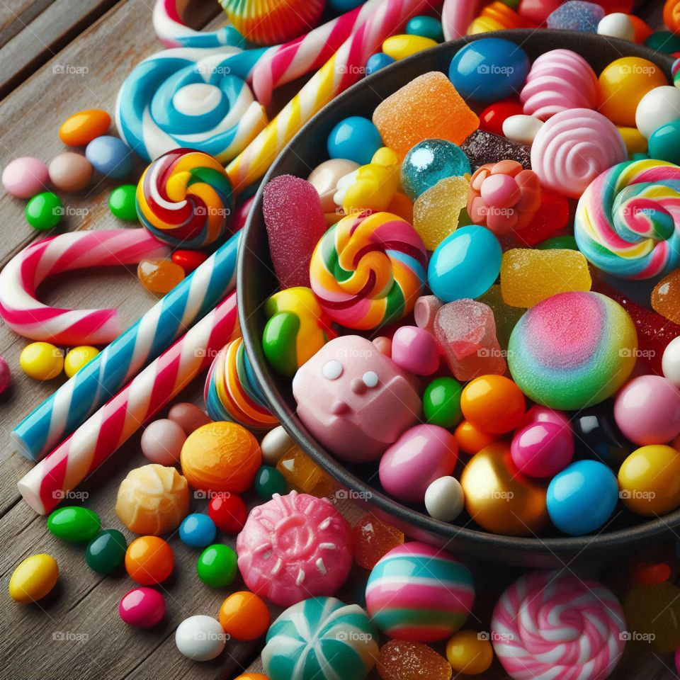 colorful candy