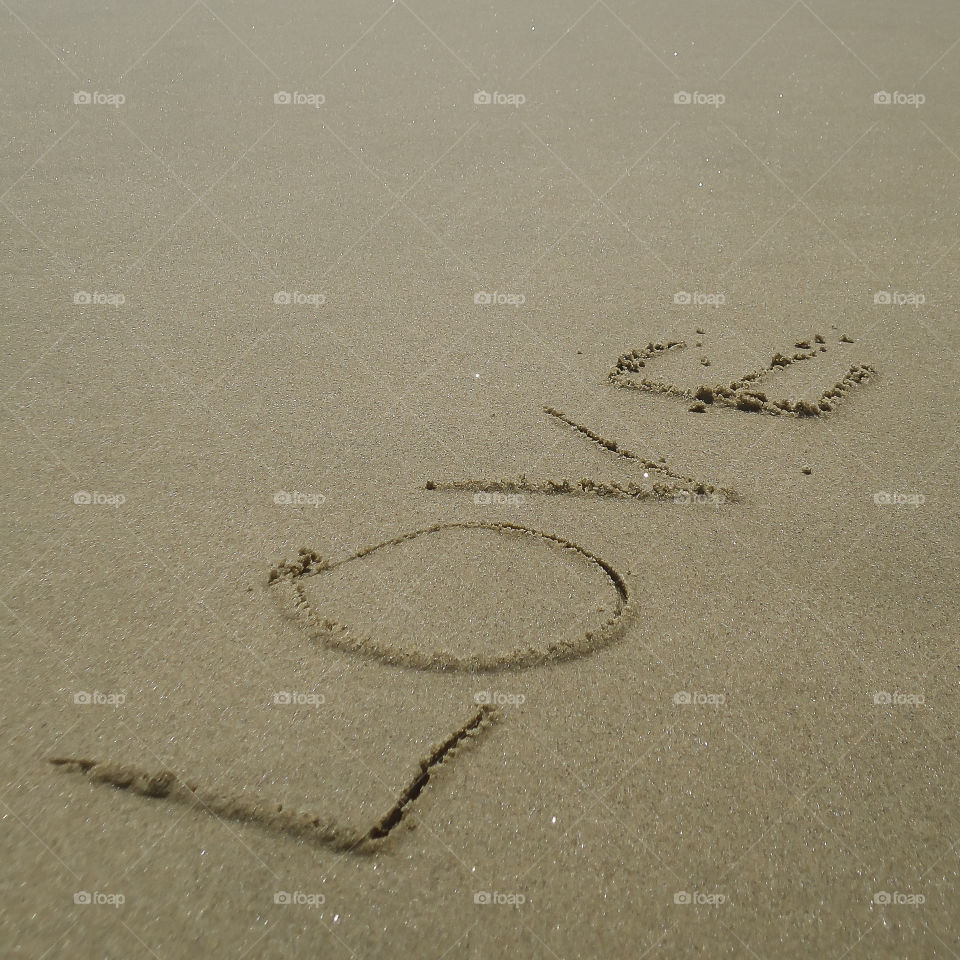 love in the sand