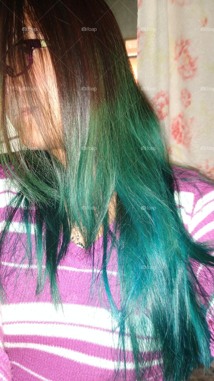 ~ cabelo colorido
