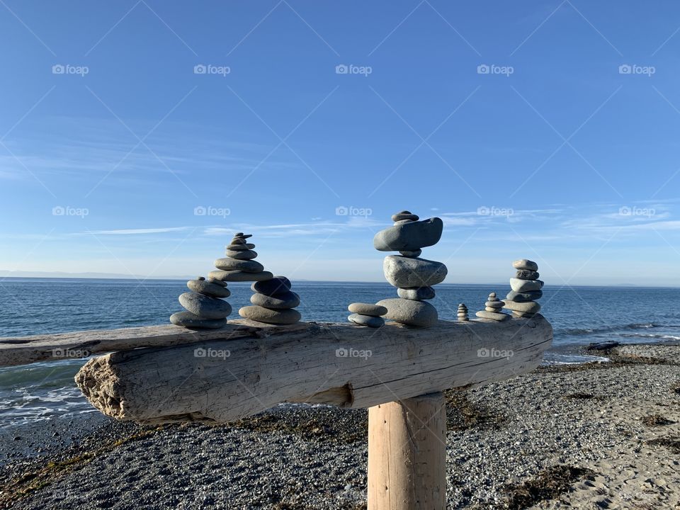 Stone stacking 