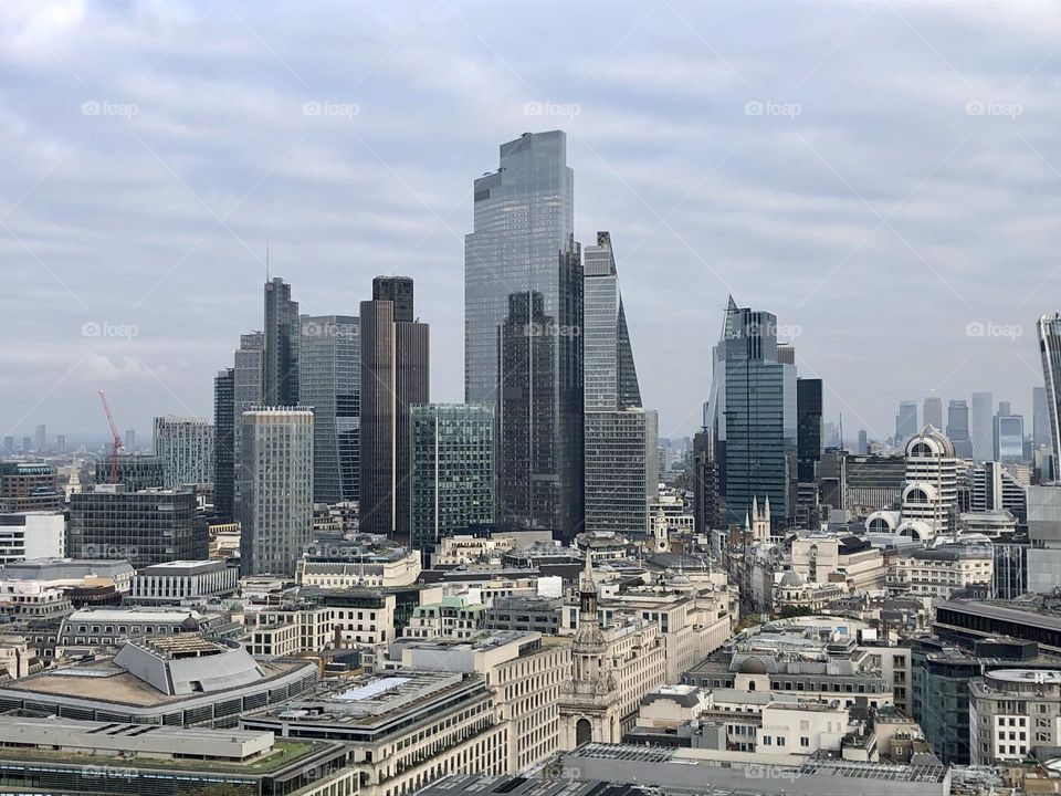 Skyscrapers in London