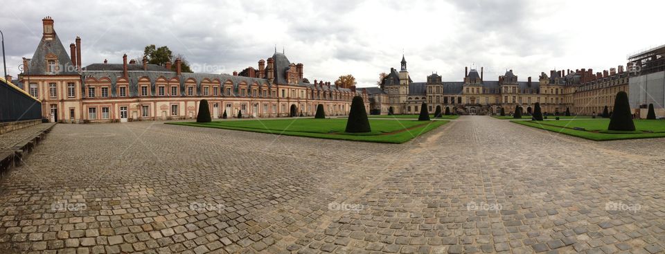 Fontainebleau panorama. 