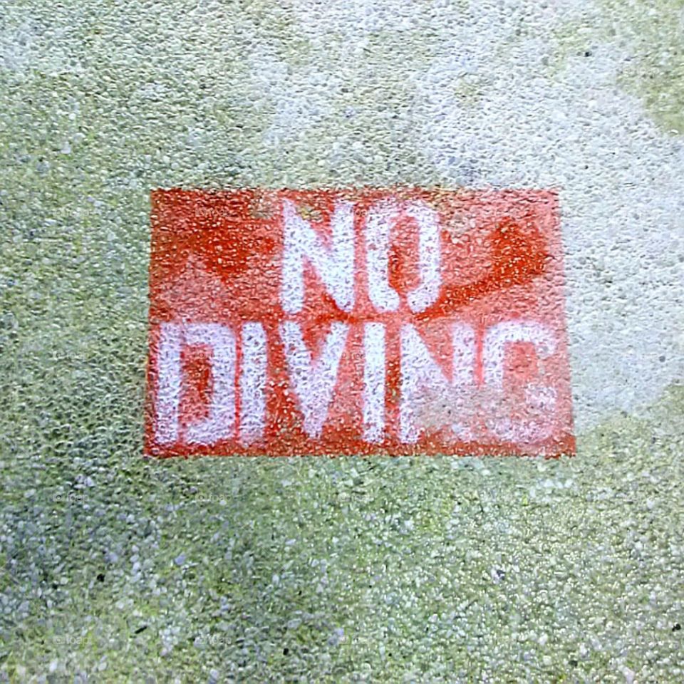 Diving Sign