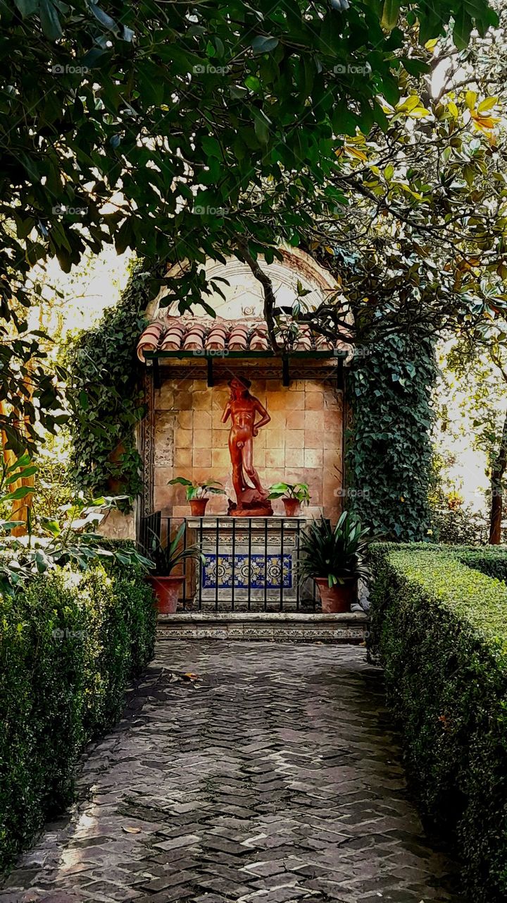 Un jardín de estilo andaluz