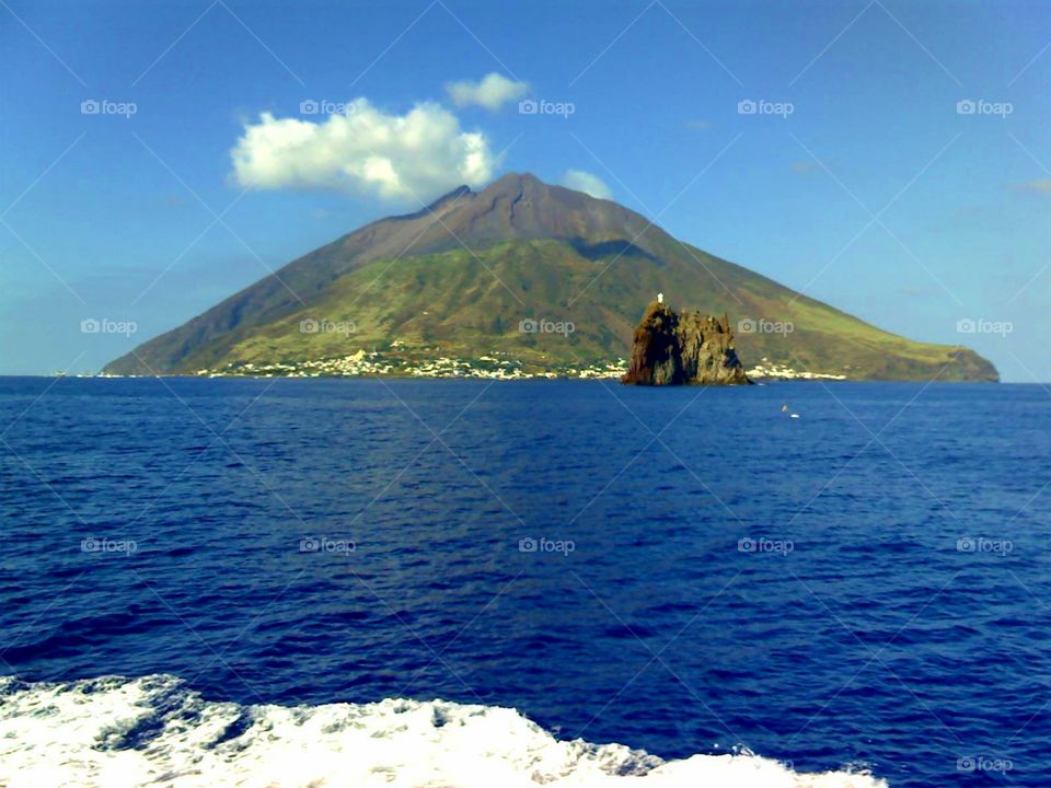 Stromboli Island ( Italy ) - The volcano.