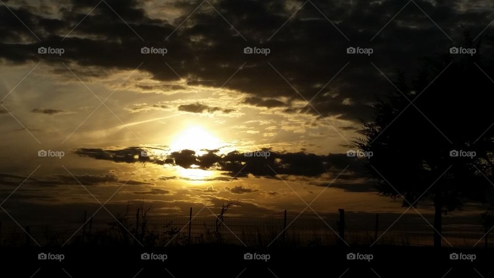 Ponca Sunset. sunset in Ponca, AR