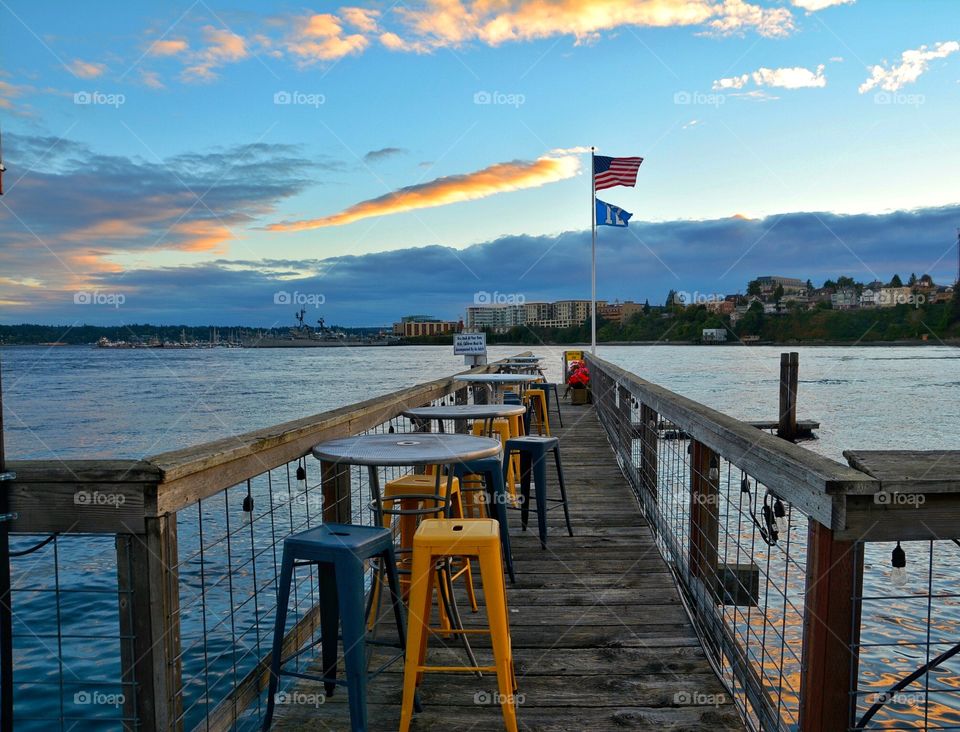 Sunset on the Dock