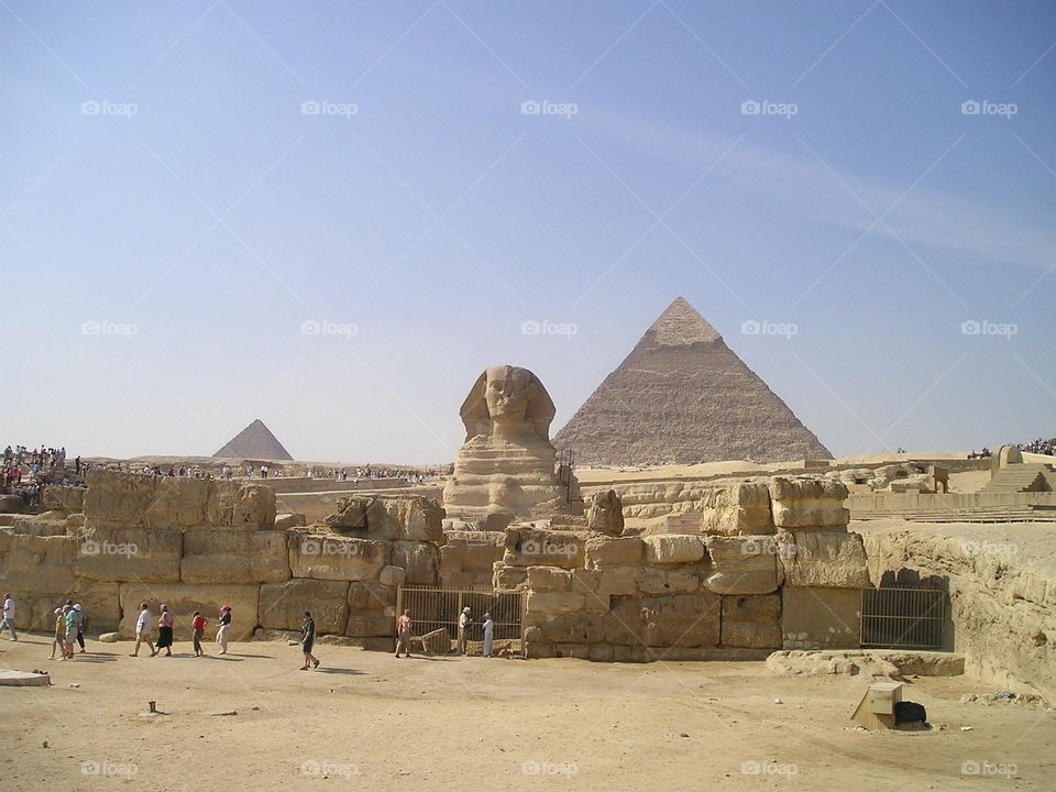 The pyramids of Giza