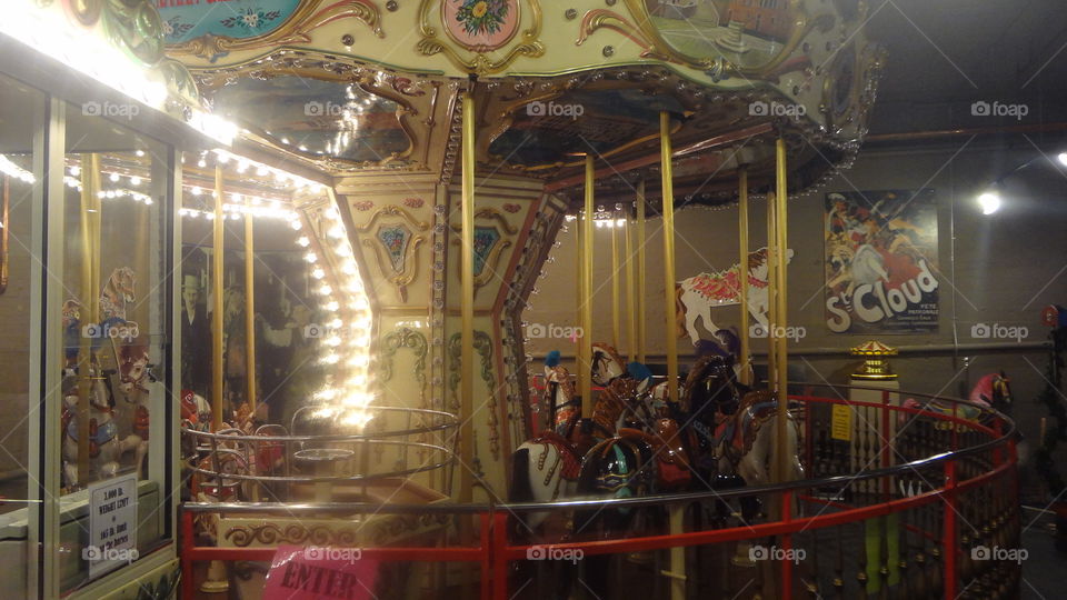 A carousel fit for children