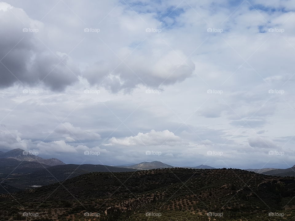 sky with beautiful clouds cloudy