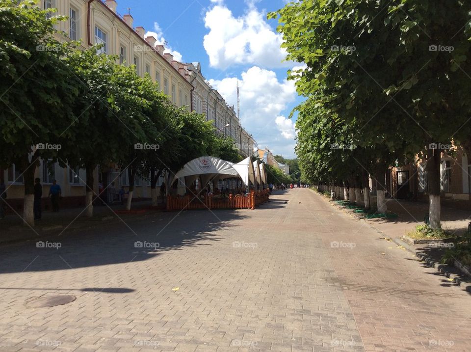 Street in Smolensk, Russia 