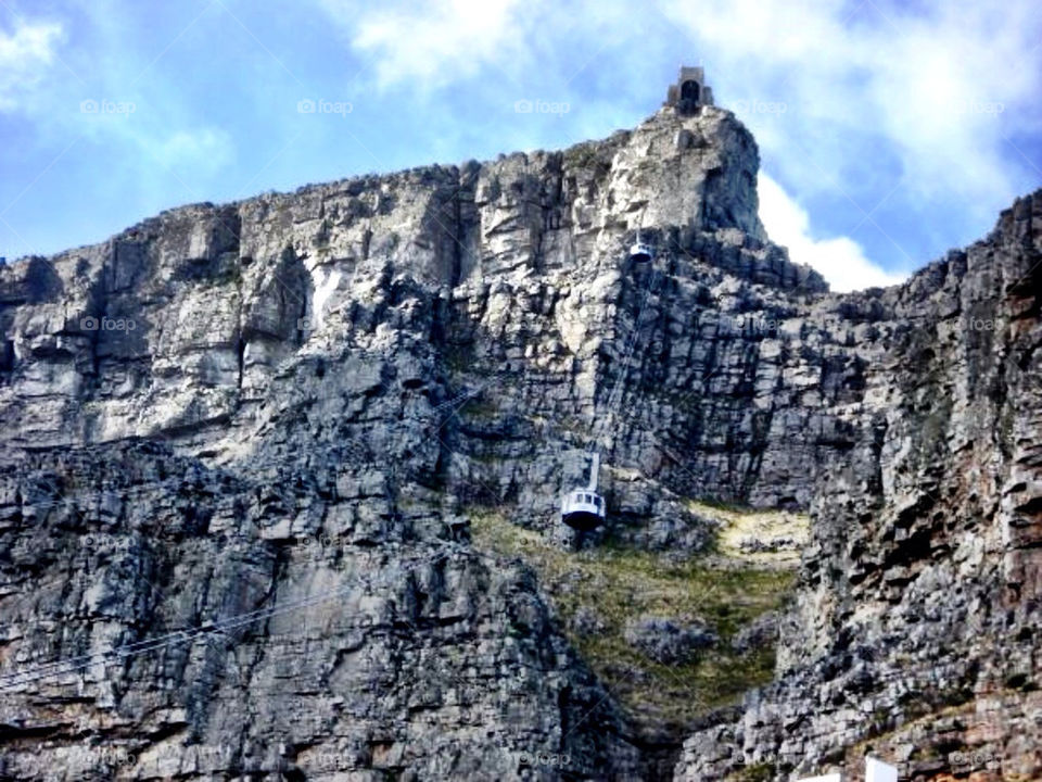 car table mountain town by llotter