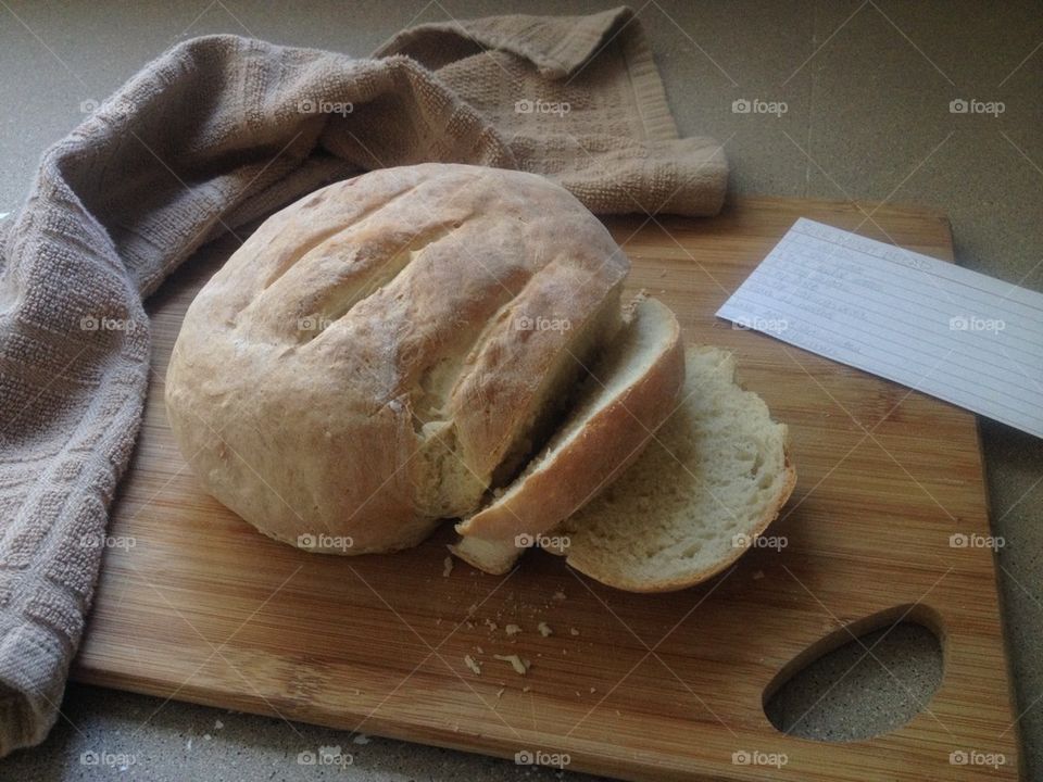 Homemade bread