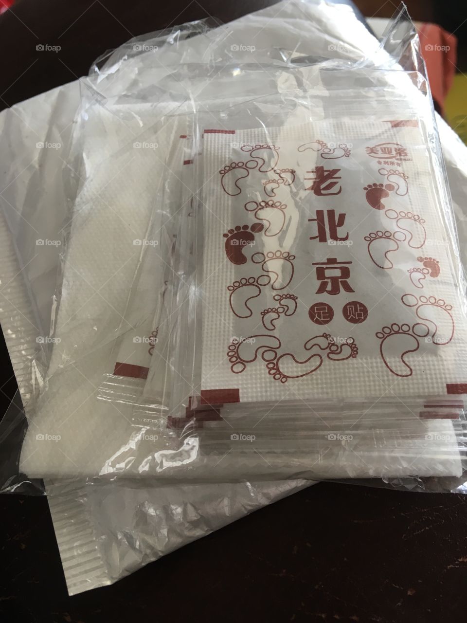 Feet detox patches I just got in the mail. Still in the packages. Hope they work.